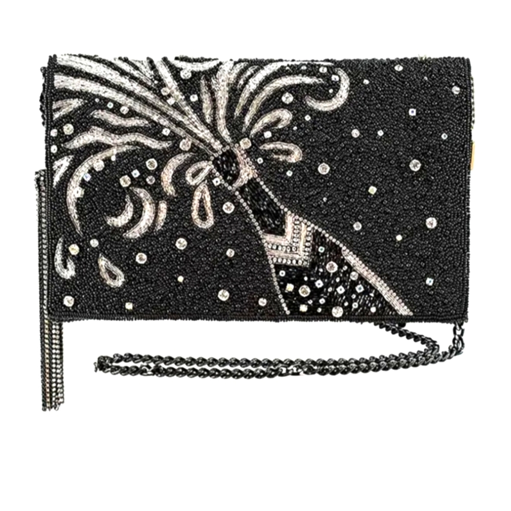 Mary Frances "Wanna Sparkle" clutch